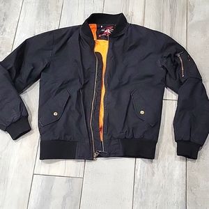Spire black bomber jacket  size medium